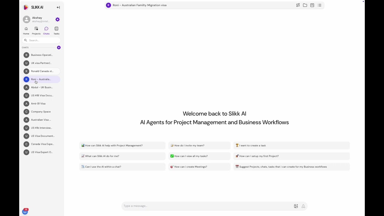 Agentic AI for Visa Services Company