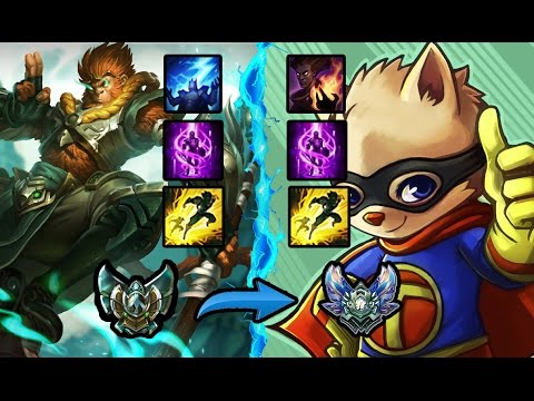 WUKONG VS TEEMO TOP | SATAN GETS DESTROYED | PLATINUM TO DIAMOND |