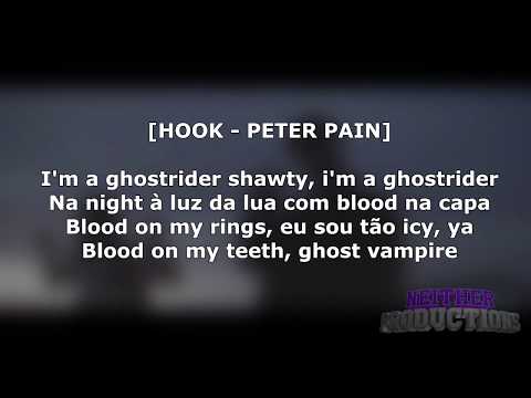 PETER PAIN & LON3R JOHNY - GHOSTRIDER (LYRICS)