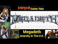 Anarchy In The U.K. - Megadeth - Guitar + Bass TABS Lesson