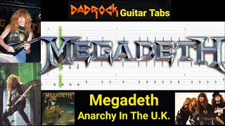 Anarchy In The U.K. - Megadeth - Guitar + Bass TABS Lesson