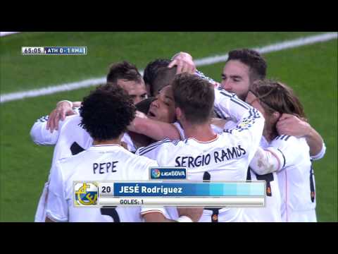 Gol de Jesé (0-1) en el Athletic Club - Real Madrid - HD