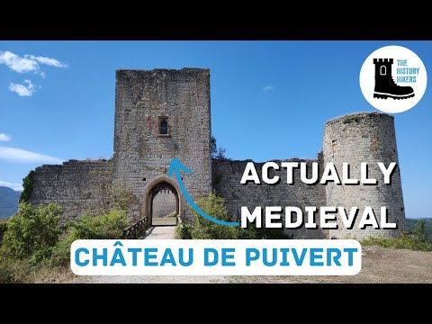 Discovering the best preserved medieval castle in Southern France at Puivert