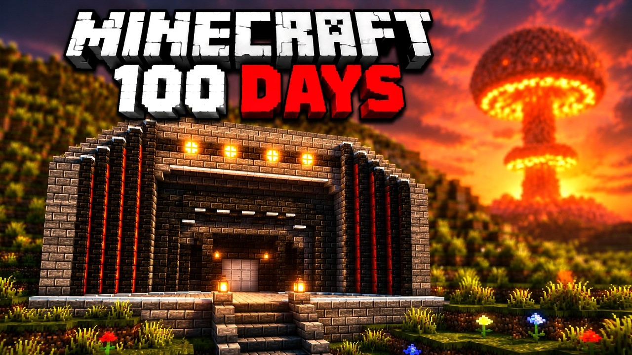I Have 100 Days to Build an Underground Bunker Before Doomsday!