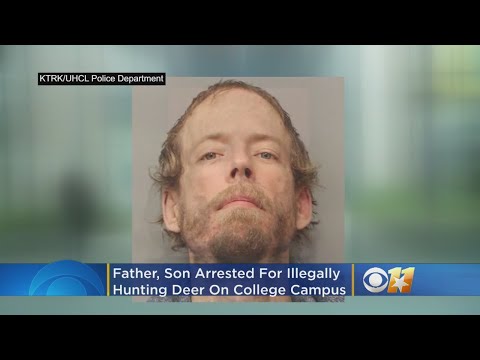 Father, Son Arrested For Illegally Hunting Deer On Texas College Campus