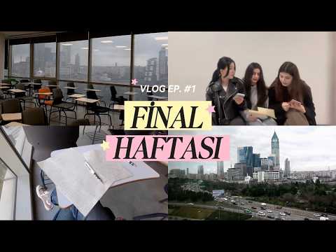 FİNAL HAFTASI VLOG I 7 günlük Akademik Era 📚