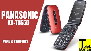 Panasonic KX TU550 - Unboxing / Menu & Ringtones / Dzwonki - Classic Phone