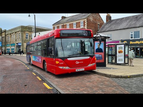 🚍🎄Thrash *Go Pro Camera Angle* Go North East 5260 NK56 KJU Scania