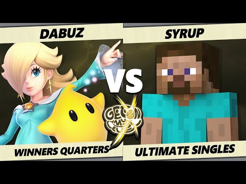 GOML X - Dabuz (Rosalina) Vs. Syrup (Steve) Smash Ultimate - SSBU