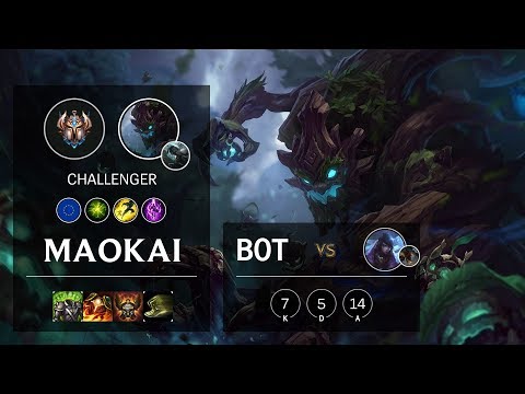 Maokai Bot vs Aphelios - EUW Challenger Patch 10.12