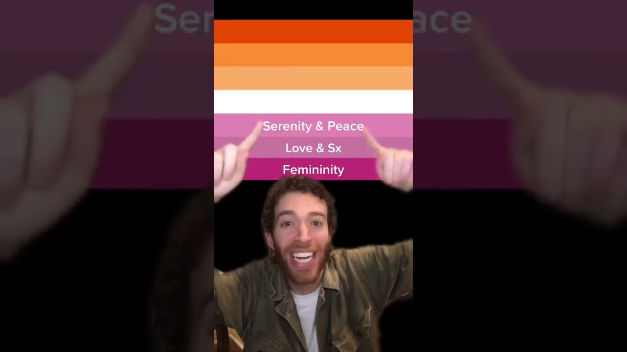 The New Lesbian Flag 💖 #shorts #lgbt #lgbtq