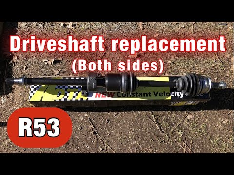 R53 Mini Cooper S driveshaft replacement (Manual transmission)