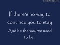 Is There Something by Christopher Cross with lyrics