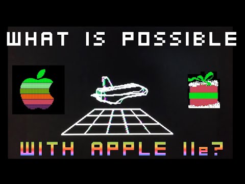 What can Apple IIe 8 Bit Graphics and Sound?