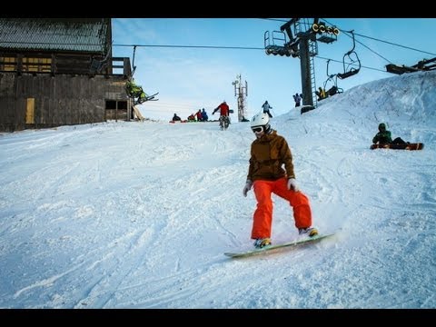 Видео: Видео горнолыжного курорта Юрманка в Новосибирская область
