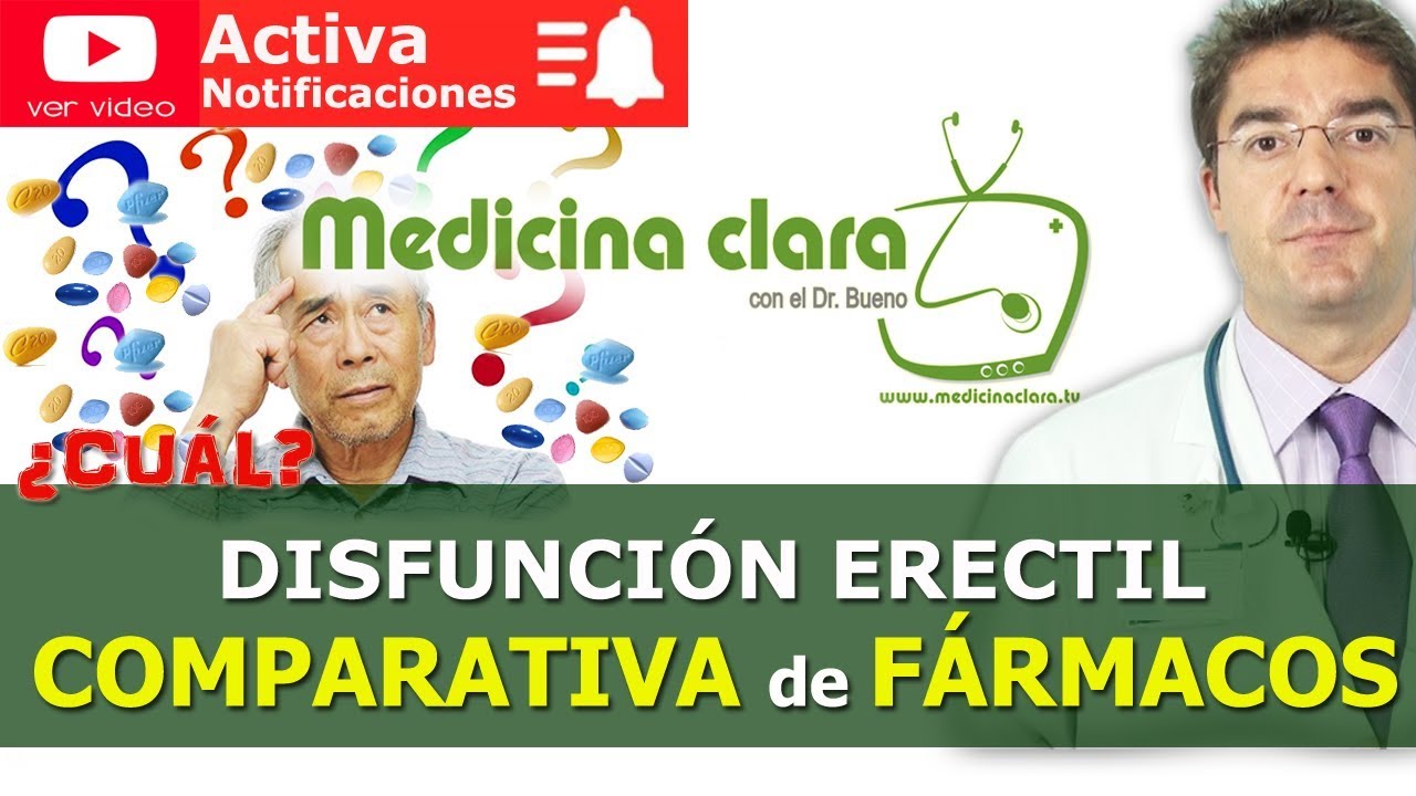DISFUNCION ERECTIL ¿Cuál es la mejor 💊 pastilla para la disfunción eréctil | Medicina Clara