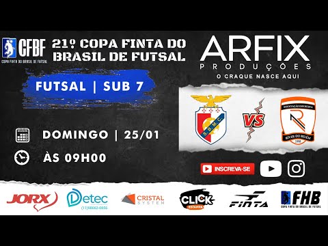 BENFICA x RIVER DO BELEM  | FUTSAL - SUB 7