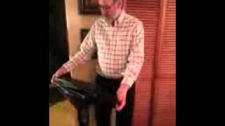 Easy way to open large trash bags!