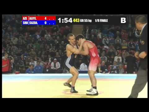 SWEC-2013  Elchin ALIYEV (AZE) - Kristian GAZDAG (SRB) 1/8 final