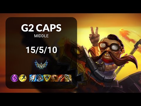 G2 Caps Corki vs Tristana MIDDLE - EUW1 CHALLENGER Patch 14.14
