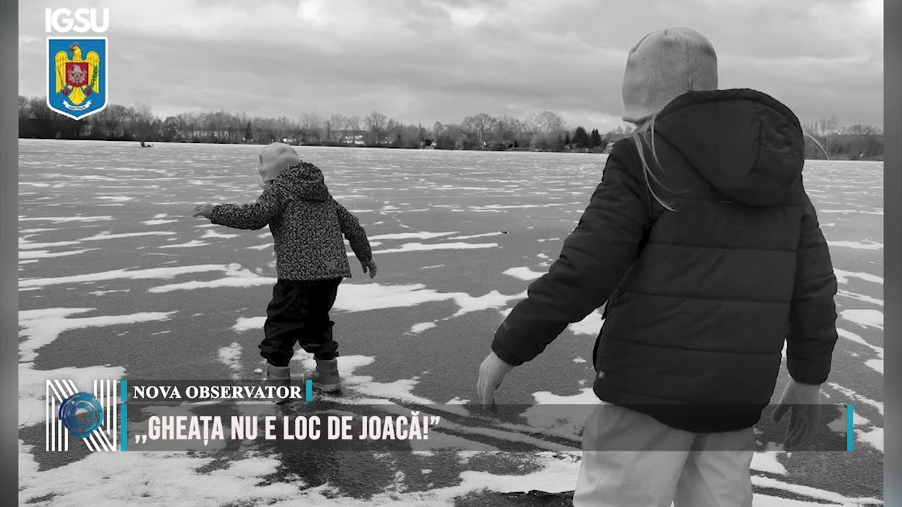 ,,GHEAȚA NU E LOC DE JOACĂ!”
