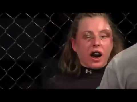 Man vs Woman MMA fight result (Yikes)