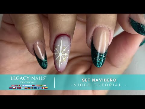 SET NAVIDEÑO │ VIDEO TUTORIAL│ LEGACY NAILS