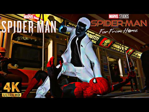 Spider-Man VS Mr. Negative Train Fight with the Upgraded Suit | Marvel's Spider-Man PS5 (4K 60FPS)