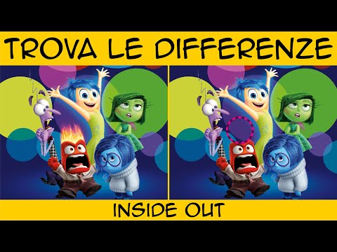 Ability Quiz: Trova le Differenze Inside Out Pixar | Riuscirai A Individuare Tutte Le Differenze?