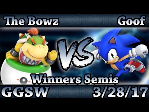 GGSW 26 - The Bowz (Bowser Jr) Vs. LCX|Goof (Sonic) Smash Wii U Winners Semis - Smash 4