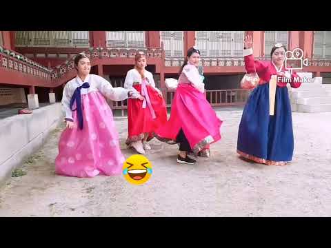 HANBOK KOREAN TRADITIONAL FASHION ANG MGA MAYORA SA PALACE /DANCING PA🤣