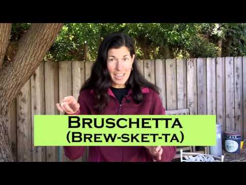 Italian Vegetable Pronunciations