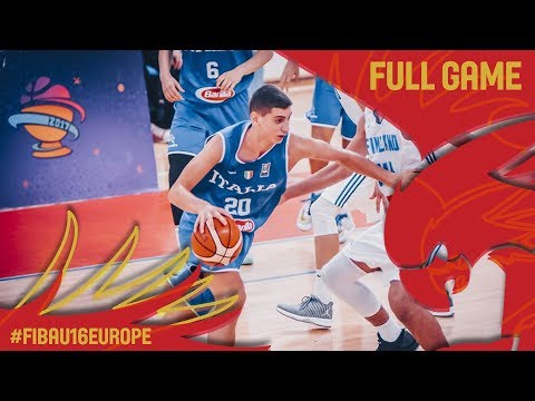Finland v Italy - Full Game - Classification 9-16 - FIBA U16 European Championship 2017