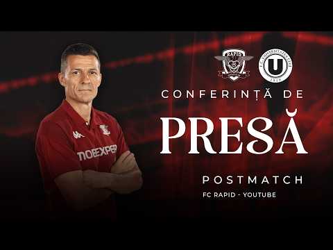 🔴 LIVE | CONFERINȚĂ DE PRESĂ  POSTMATCH | RAPID  -  U. CLUJ