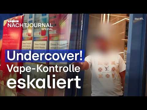 Vape-Wahnsinn: Detektive decken illegale Verkäufe auf | RTL Nachtjournal