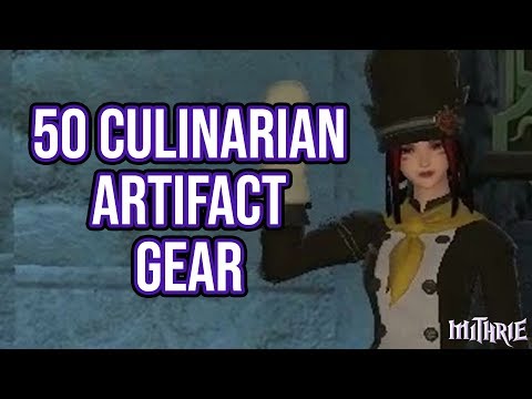 FFXIV 2.0 0088 Culinarian Quest Level 50 + Artifact Gear