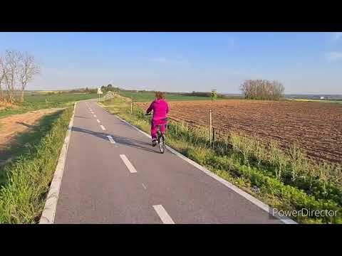 Horna cast cyklotrasy Janikovce - Golianovo