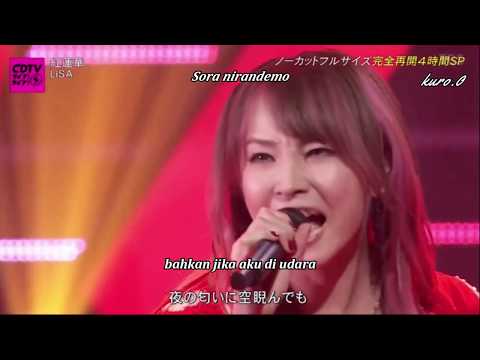 ᴸᶦᵛᵉ LiSA—Gurenge 紅蓮華 Live CDT Subtitle Indonesia Demon Slayer Kimetsu no Yaiba [8D USE HEADPHONE] 🎧