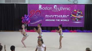 Show 1 - 12 Group Routine Lv 5/6 Rhythmic Around the World 2022