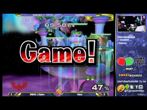 SL3 Melee Losers Finals: Vitro (Marth,Falco) vs DoucheBag Dylan (Falcon)