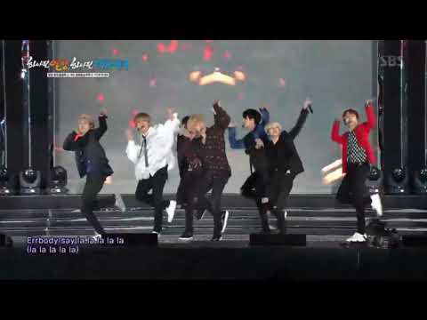 171101 BTS FIRE G-100 Pyeongchang Olympic
