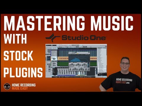Mastering Tutorial - How To Master with Stock Plugins - Presonus Studio One