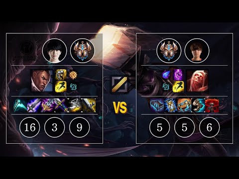 IG Rookie Lucian vs kfo Vladimir Mid - KR Challenger Patch 10.11