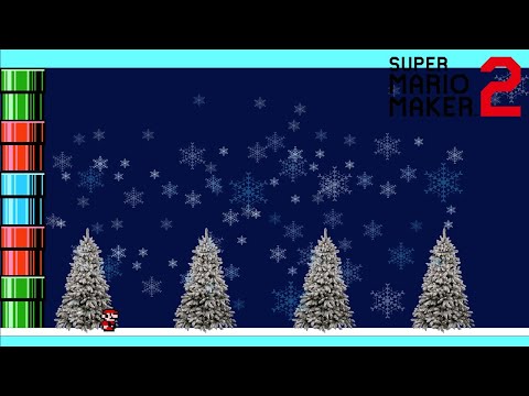 Super Mario Maker 2 - A Cold Winter Night Speedrun [20s]