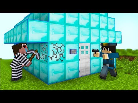 SUÇLU OLUP  %100 GİZLİ ELMAS EV SOYDUM! - Minecraft