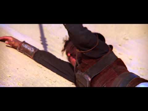 Chewie, give me the gun! Don't move, Lando!