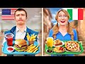 WHICH COUNTRY HAS THE BEST SCHOOL LUNCH? || Take The Test! Funny Food Challenge by 123 GO! SCHOOL