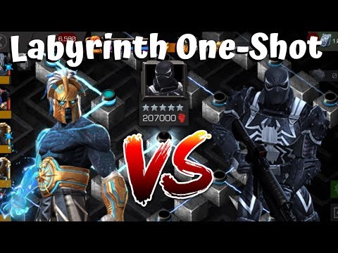 Aegon vs Labyrinth Agent Venom! One-Shot! Abyss Prep! - Marvel Contest of Champions