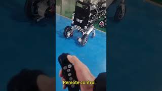 Demonstration of Remote Control Function for Electric Wheelchairs