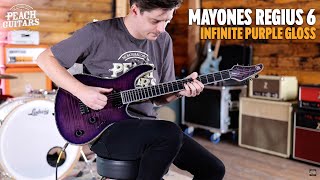 Video thumbnail for No Talking...Just Tones | Mayones Regius 6 Infinite Purple Gloss by Peach Guitars